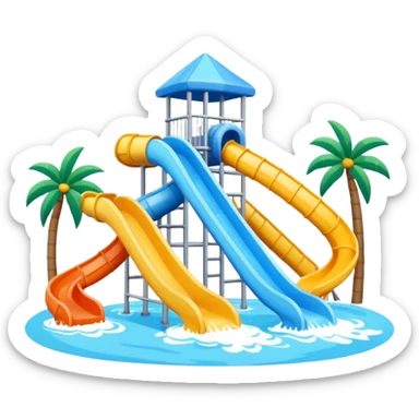 Water park  sticker