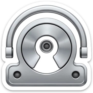 mac os icon metal mute no sound audio  🔇  sticker