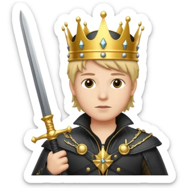 🤣🗡️👑🧥 sticker