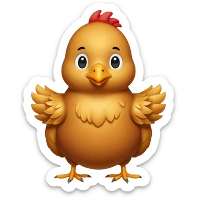 Chick-fil-a chicken sticker