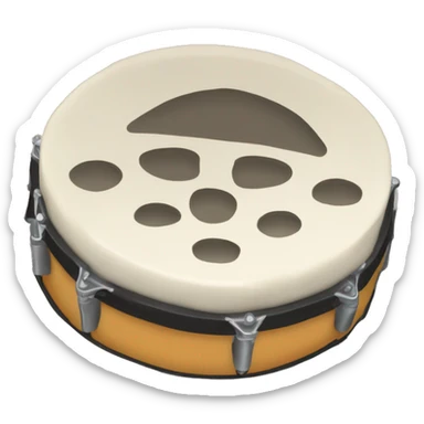 Tambourine sticker