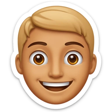 movie star face emoji sticker