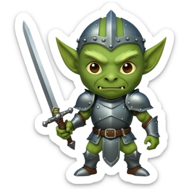 Goblin knight  sticker