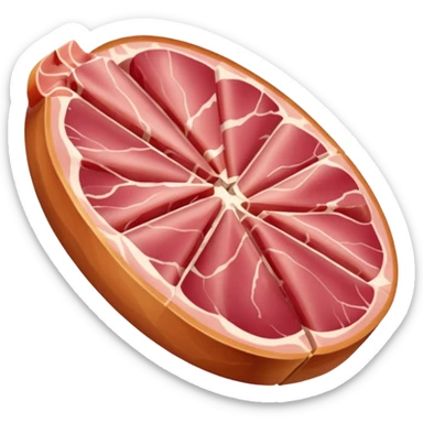 fette di prosciutto crudo di parma (Parma Ham) sticker