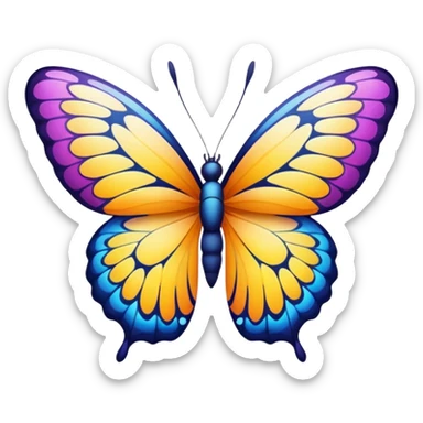 butterfly sticker