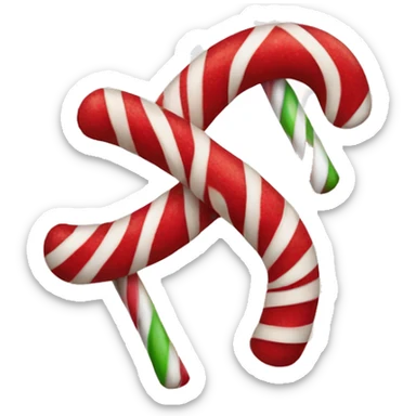 candycane sticker