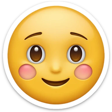 Yellow squinted emoji sticker