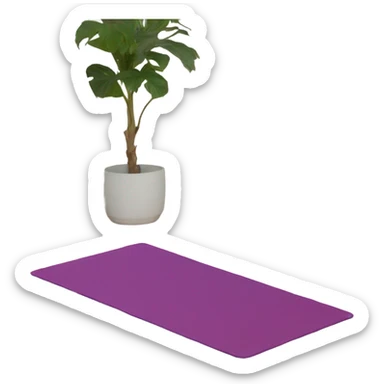 Color Yoga mat sticker