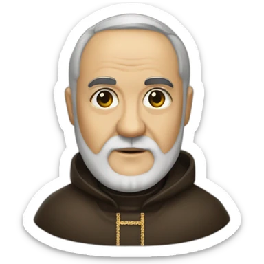 Saint padre pio sticker