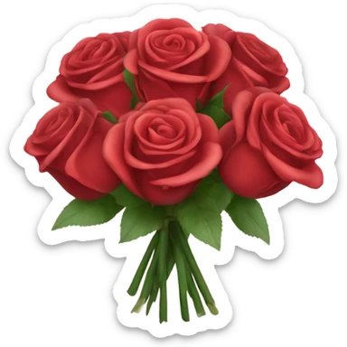 Boquet of roses  sticker