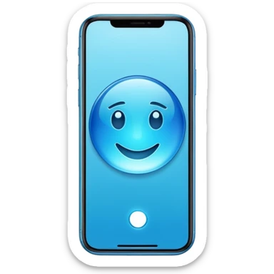 TikTok mavi tik classic sticker