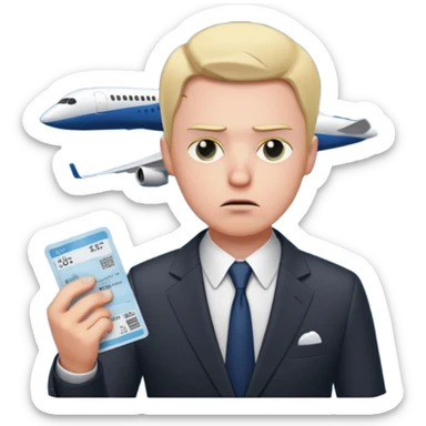 I will buy the flight ticket man cuesta mil dolares sticker