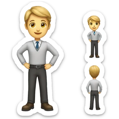 kids teacher sticker