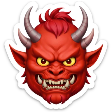 demonio japones sticker