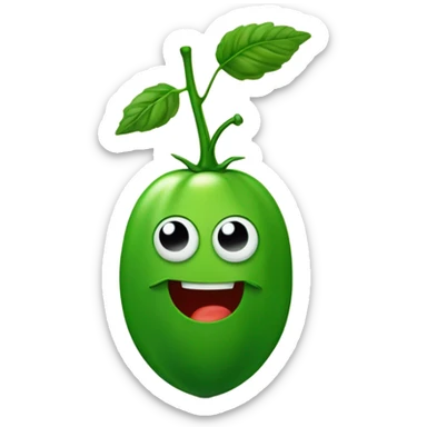 Bob the tomato and Larry the cucumber  sticker