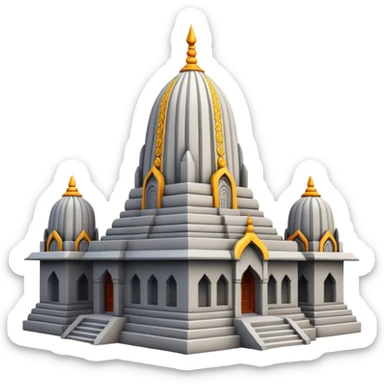 a girnar ji temple situated in india sticker