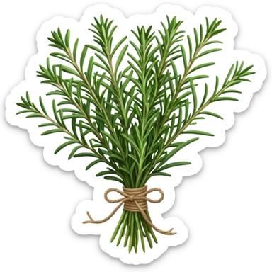 rosemary herb bouquet sticker