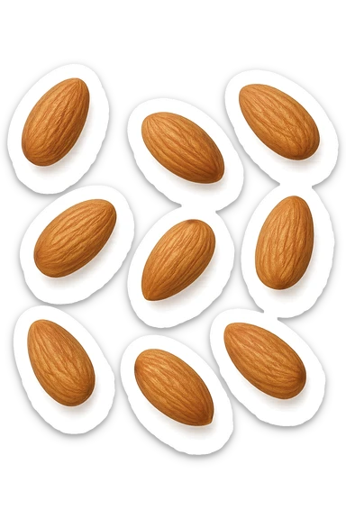 feci a palline leggermente allungate viste dall'alto sticker