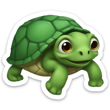 Human that looks like a turtle sticker