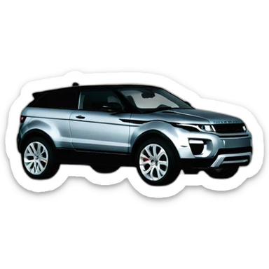 Range Rover Evoque Black sticker