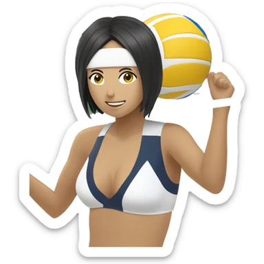 Beachvolleyball Mikasa sticker