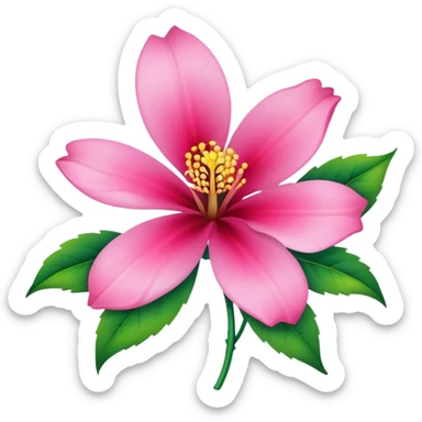 flower with Taiwan characteristic sticker