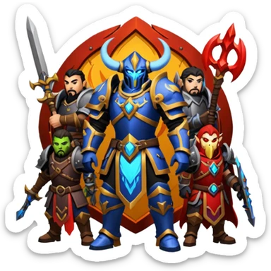 wow tbc classic karazan raid horde sticker