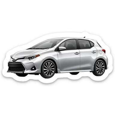 Toyota Corolla 2016 hatchback sticker
