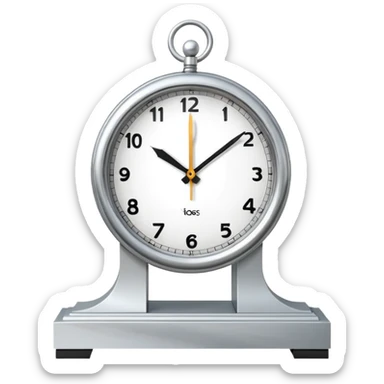 postmodern mantel clock sticker