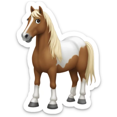 Horse with iso knock 2 t-shirt one sticker