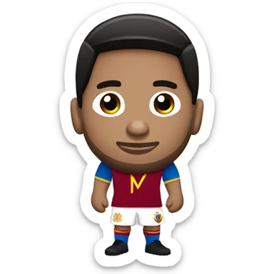 Messi con camisa de Venezuela  sticker