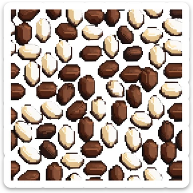 chocolate covered almonds sticker