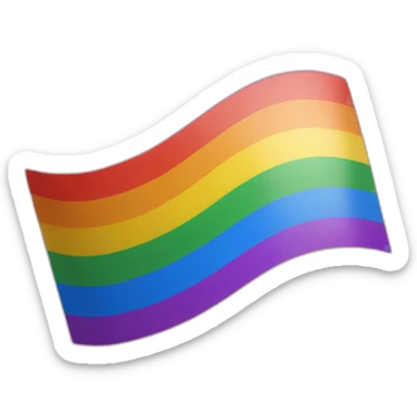pride flag sparkles sticker