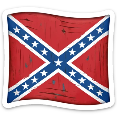  confederate flag emoji sticker