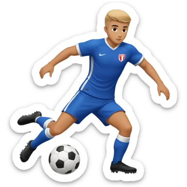 soccer tackling sticker