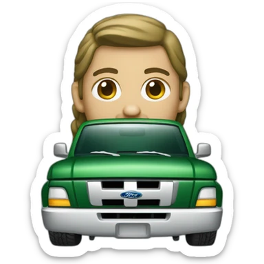 Dark green ford f150 sticker