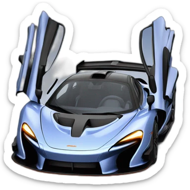 mclaren senna and bat  sticker