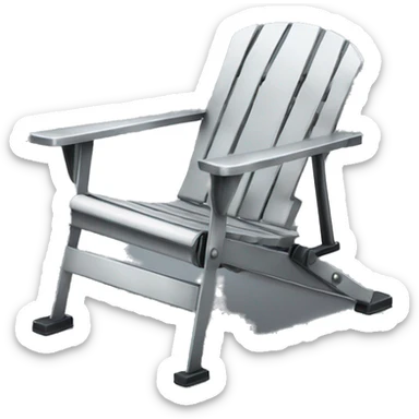 metal lawn chair sticker