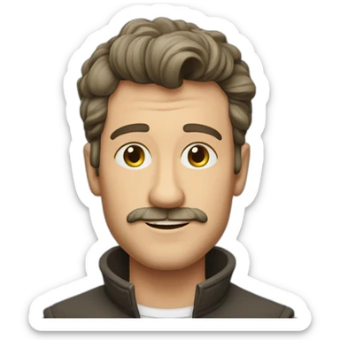 Manne ken pis sticker