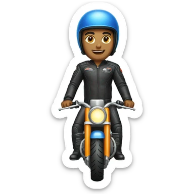 Motorcyclist sticker