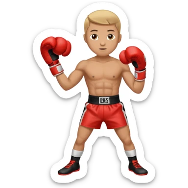 Kickboxing sticker