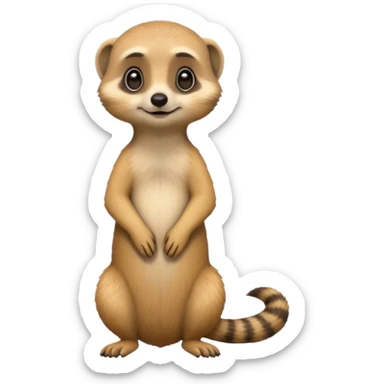 Create a meerkat emoji sticker