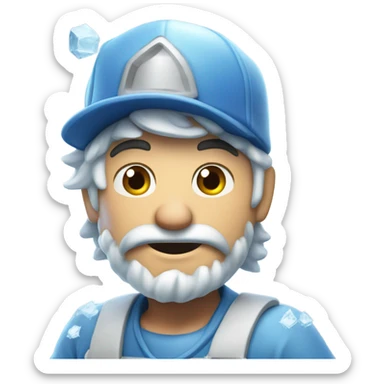 Frozen plumber sticker
