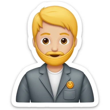 Orta parmak çeken bir tane sigma boy adam  sticker