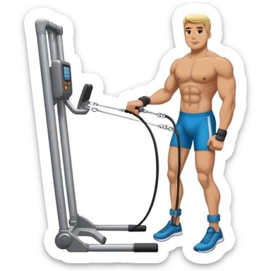 standing cable-machine-leg-raise with ankle-cuffs sticker