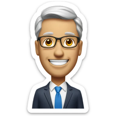 Excited United healthcare CEO sticker