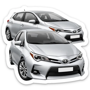 Toyota Corolla 2016 hatchback sticker