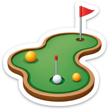 mini golf sticker