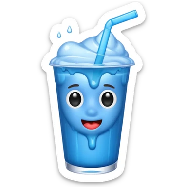 dronkey drinking slush sticker