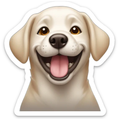 smile dog sticker